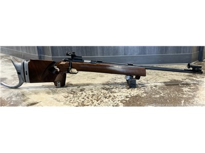 Anschutz Model Match 54, .22LR Target Rifle w/Redfield Olympic Peep Sights