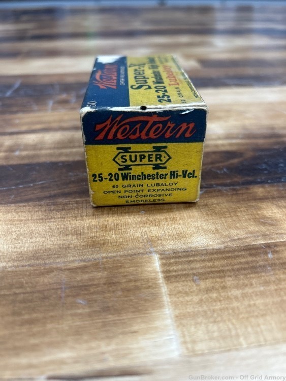 Western Super X 25-20 Empty Box-img-4