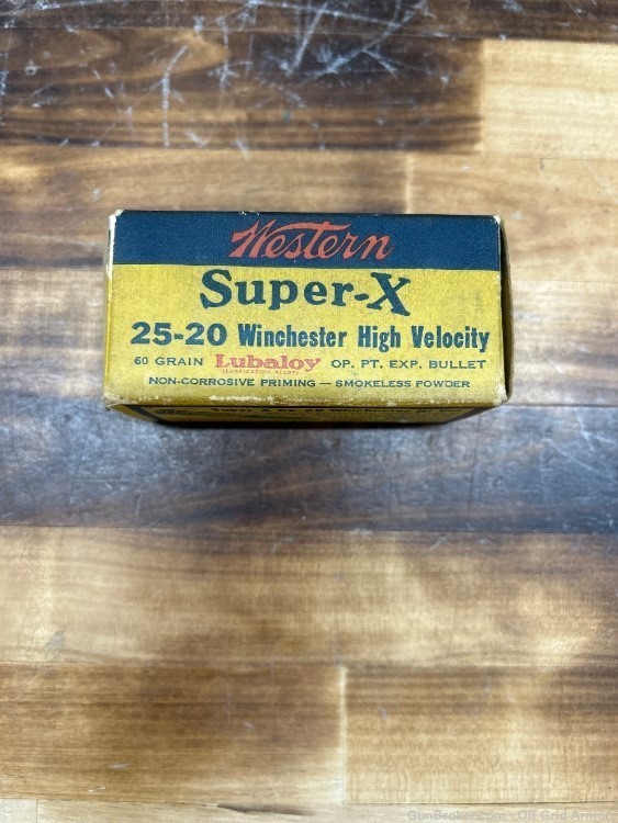 Western Super X 25-20 Empty Box-img-3