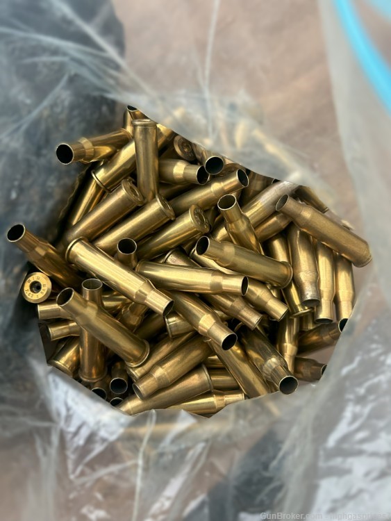 150 Count 7.62x54R Brass De-primed and Resized-img-0