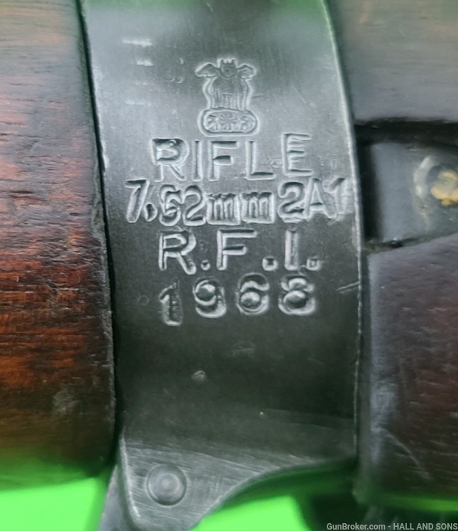 ISHAPORE LEE-ENFIELD 2A1 * 308 Win * MATCHING NUMBERS R.F.I. 1968 India -img-36