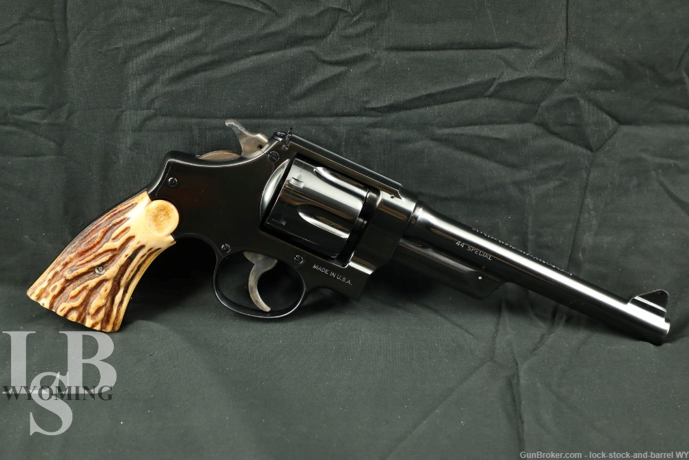 Smith & Wesson .44 Hand Ejector 3rd Model Blued 6.5” DA/SA Revolver C&R-img-0