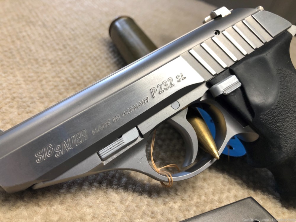 SIG SAUER P232 STAINLESS STEEL IN 380ACP MADE IN GERMANY -img-11