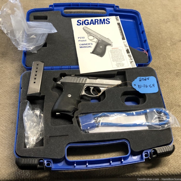 SIG SAUER P232 STAINLESS STEEL IN 380ACP MADE IN GERMANY -img-0