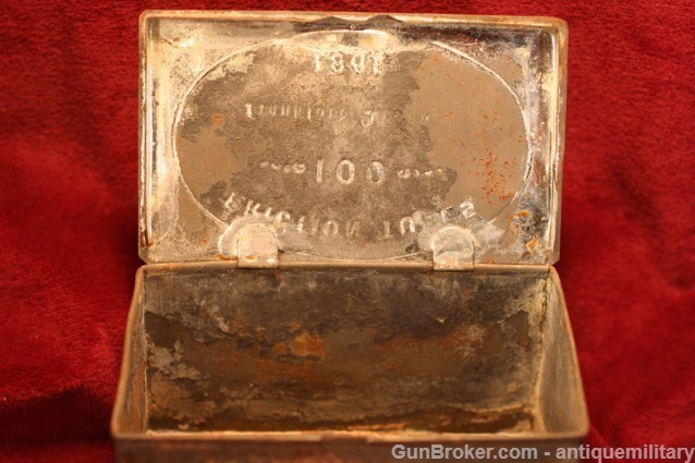 Civil War Artillery Friction Primer Tin Box - #104-img-5
