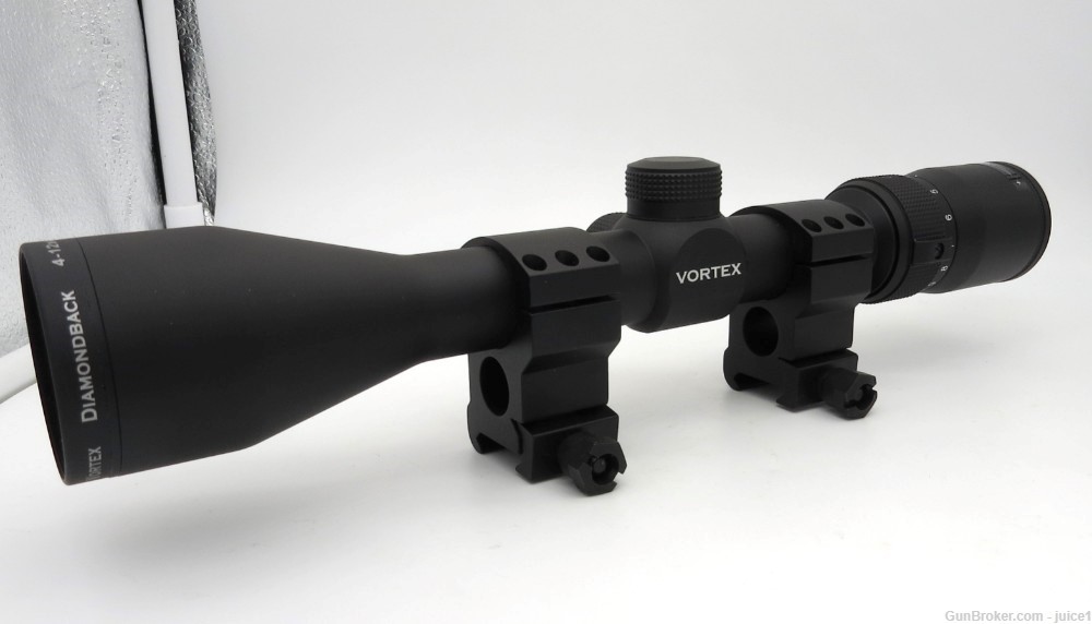Vortex Diamondback 4-12x40 BDC Riflescope w/ Burris Tactical Scope Rings-img-8