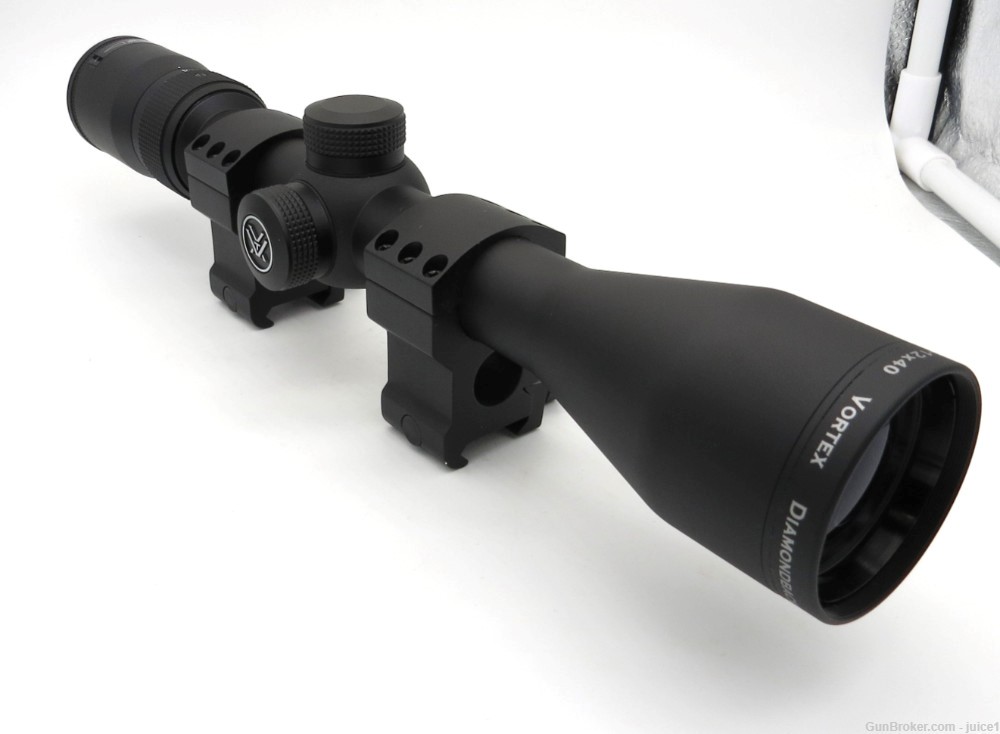Vortex Diamondback 4-12x40 BDC Riflescope w/ Burris Tactical Scope Rings-img-6