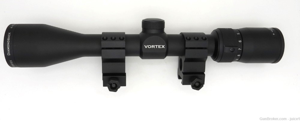 Vortex Diamondback 4-12x40 BDC Riflescope w/ Burris Tactical Scope Rings-img-2