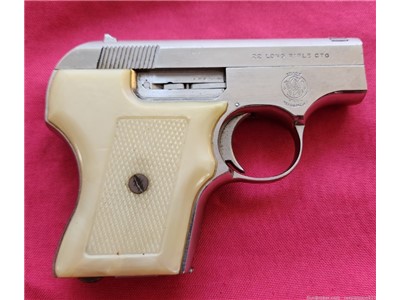 RARE 1970 SMITH AND WESSON 61-2 ESCORT NICKLE FINISH FAUX PEARL GRIPS  .22L