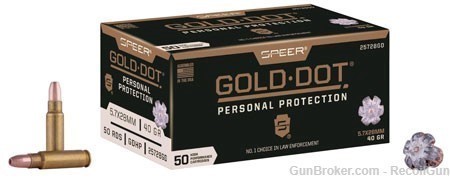 50 Speer 25728GD Gold Dot Personal Protection 5.7x28mm 40 gr HP-img-0