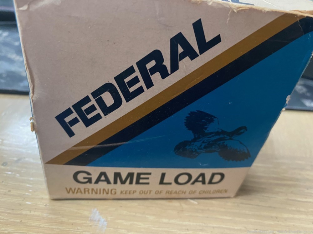 Vintage Federal Game Load 12 Gauge 8 20rds 2.75"-img-1