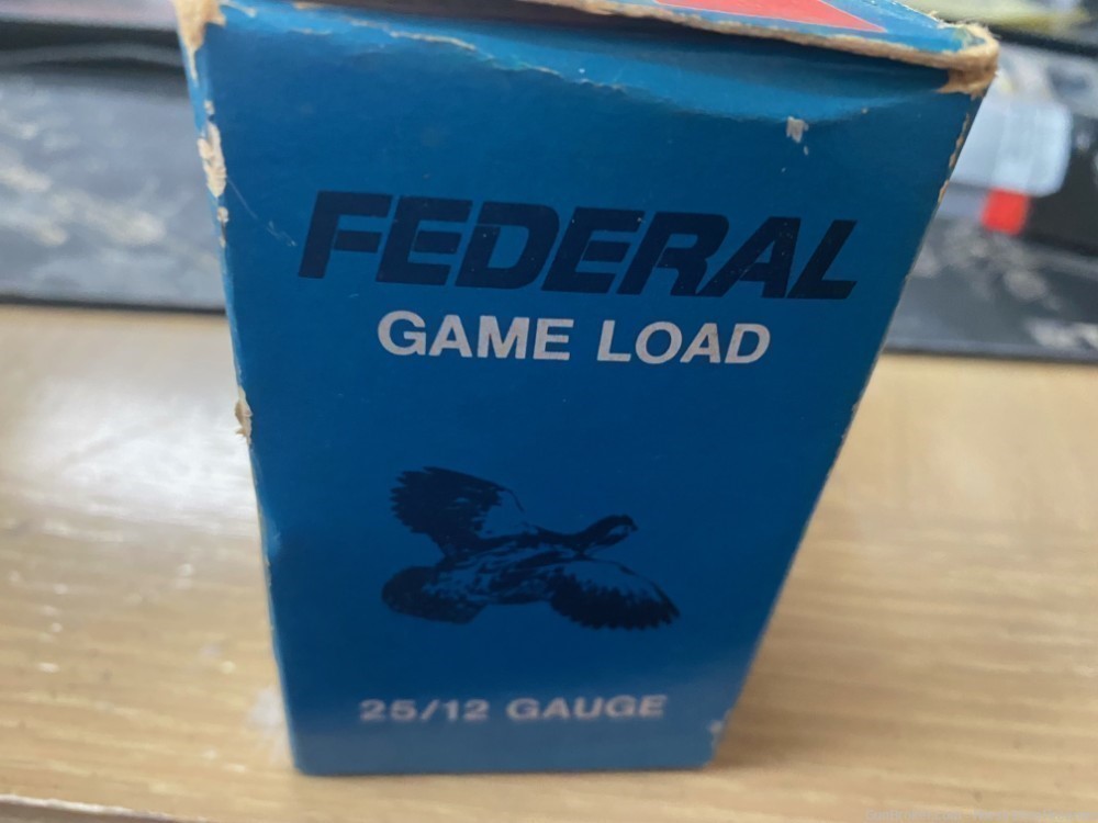 Vintage Federal Game Load 12 Gauge 8 20rds 2.75"-img-2