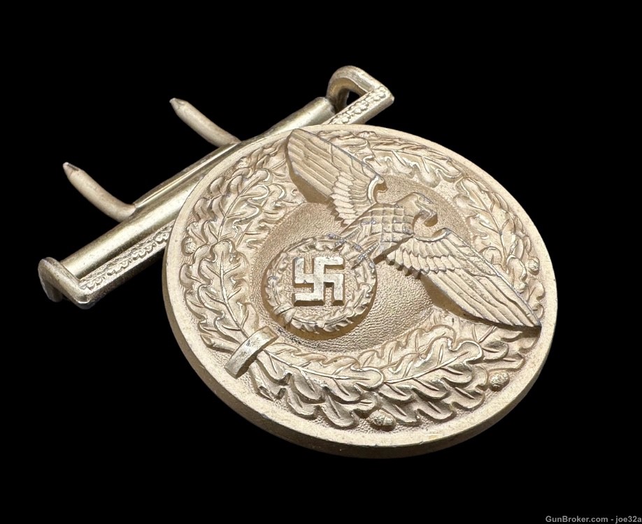 WW2 German Political NSDAP SA Buckle WWII RZM m4/24 uniform-img-3
