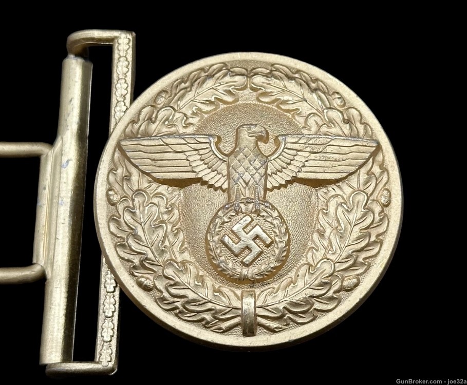 WW2 German Political NSDAP SA Buckle WWII RZM m4/24 uniform-img-1