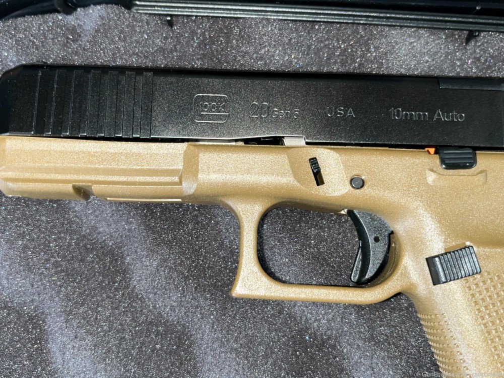Glock G20 Gen 5 G-20 10mm FDE FRAME UA205S203MOSD MOS Optic Ready LAYAWAY  -img-11