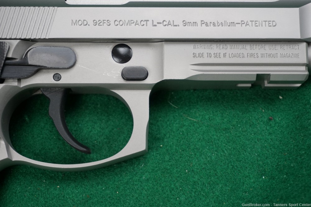Beretta 92FS Compact L INOX Type M9A1 9 9mm 13-Round $.01 Start-img-16
