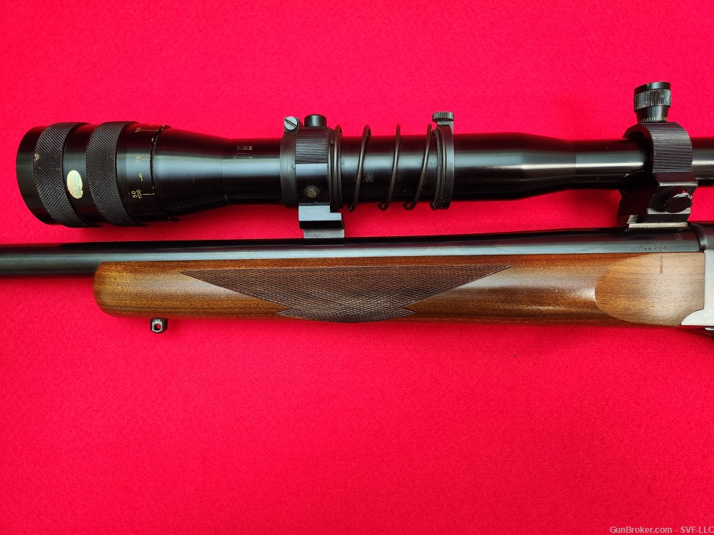 1983 Ruger No. 1 Single Shot Rifle 6MM Rem 24" w/ Tasco 6-18x40 (NICE)-img-11