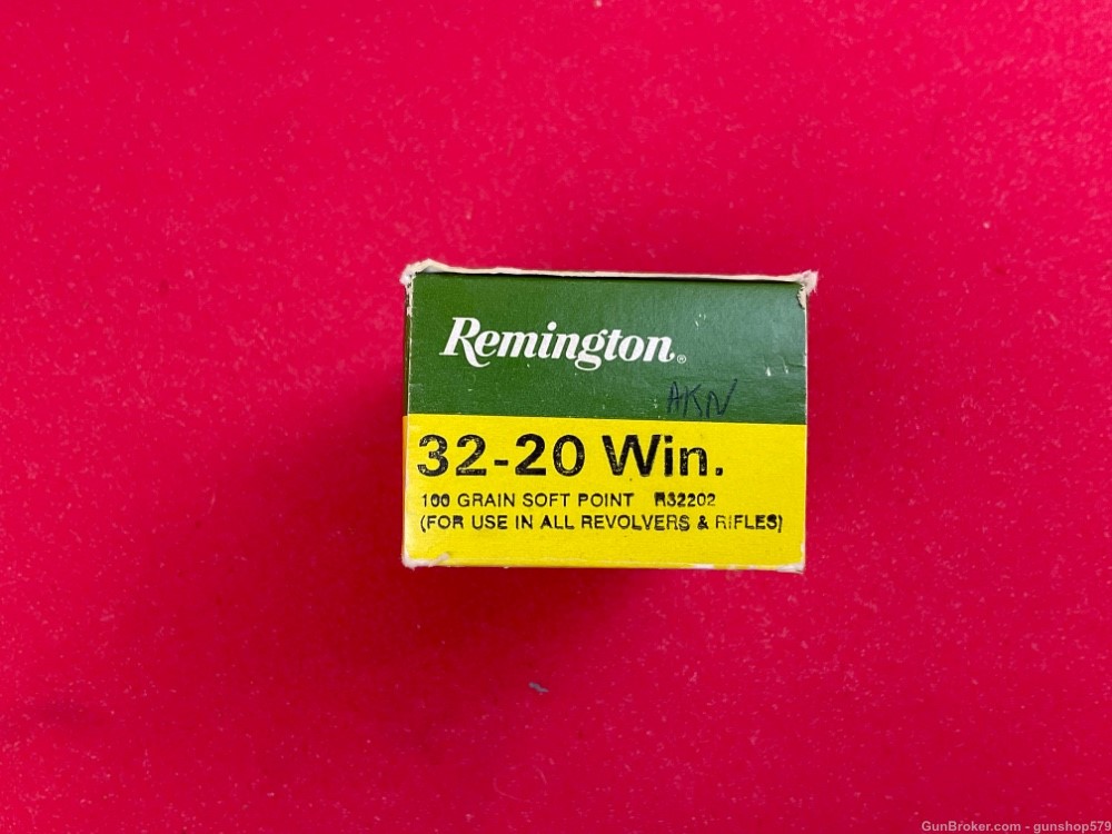 Remington 32-20 WCF 100 Grain SP Soft Point Cowboy SAA 1873 50 Round Box -img-0