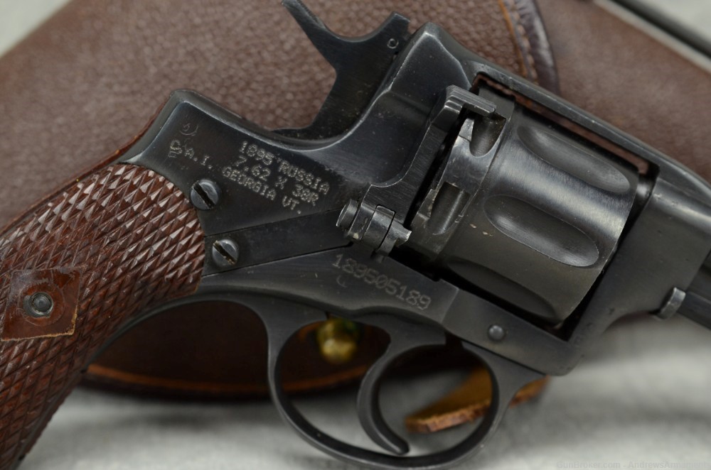 Imperial 1912 Tula 1895 Nagant Revolver w/ Holster-img-7