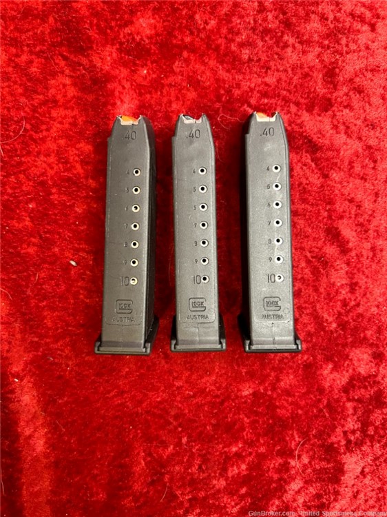 Glock Austria .40 cal 10 round mags 3 pack-img-0