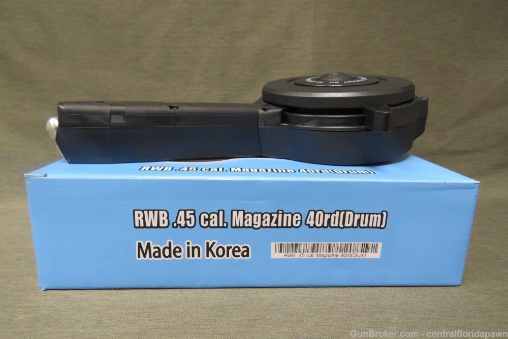 RWB Glock .45 40 rd Drum Magazine 45 Korean-img-1