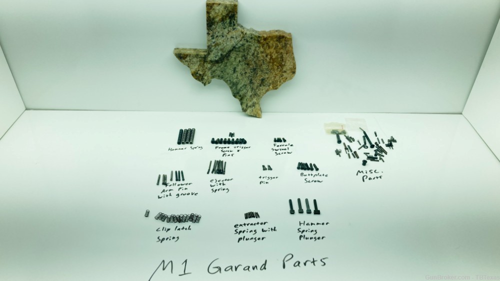 M1 Garand Parts - Pins, Springs, Plunger, Screws and Misc. Parts Penny NR-img-0