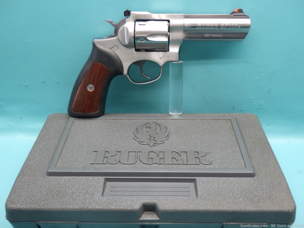 Ruger GP100 .357Mag 4"bbl Stainless Revolver W/ Factory Box MFG 2006-img-0