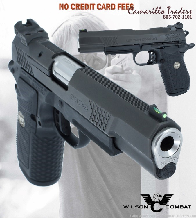 Wilson Combat EDC X9L 5-inch 9mm Luger with RAIL EDCX-LPR-9 Brand New!-img-0