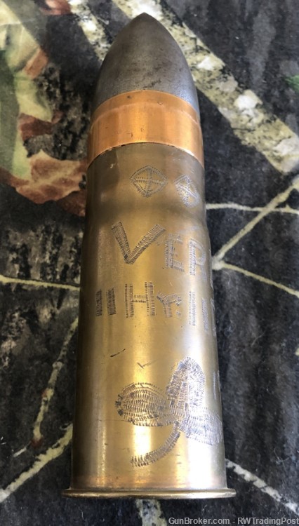 Two 37mm PDP Trench Art Shells - Hotchkiss Cannon-img-1
