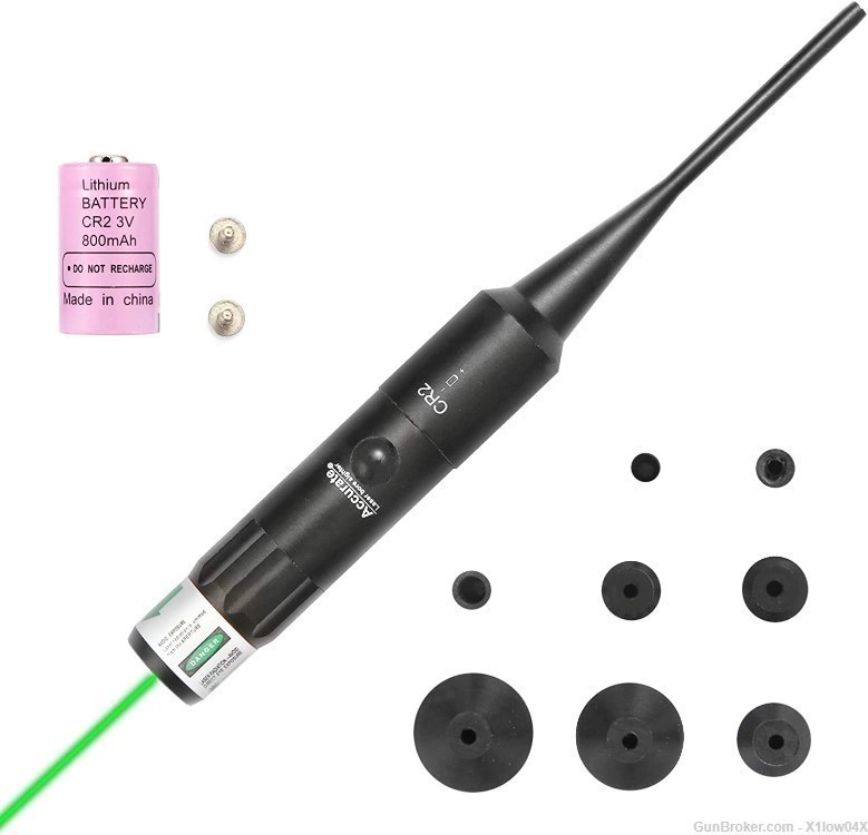 Wolfroad Green Laser Boresighter - .177 to .50 Caliber-img-1