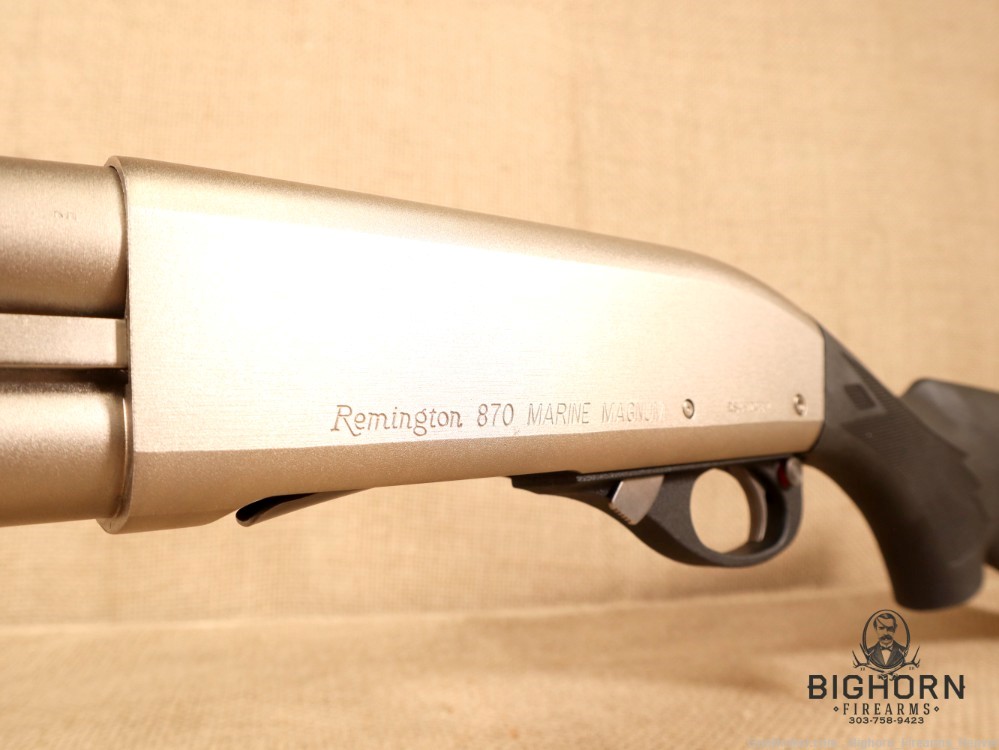 Remington 870 Special Purpose Marine Magnum Nickel-Plated 12 Ga 3" Shotgun-img-22
