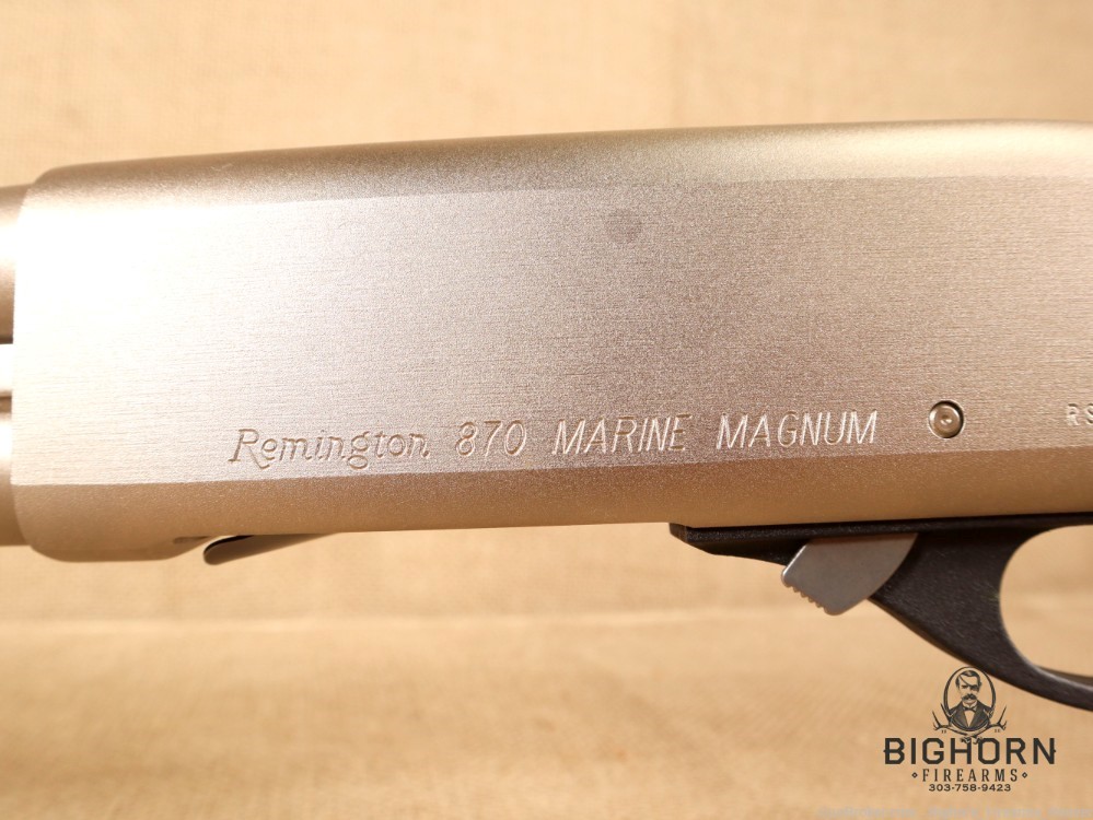 Remington 870 Special Purpose Marine Magnum Nickel-Plated 12 Ga 3" Shotgun-img-23
