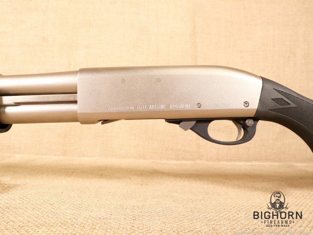 Remington 870 Special Purpose Marine Magnum Nickel-Plated 12 Ga 3" Shotgun-img-9