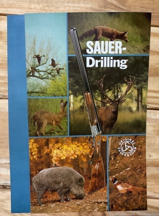 JP Sauer & Sohn Drilling dealer catalog trifold color original-img-0