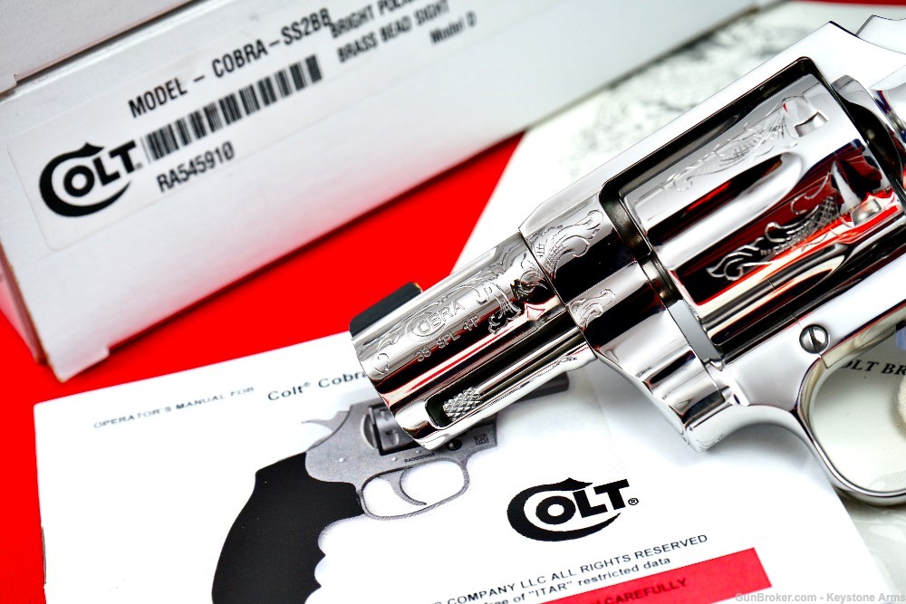 Rare Colt Custom Shop Cobra BSTS & Factory Master Engraved NIB Set Lettered-img-8