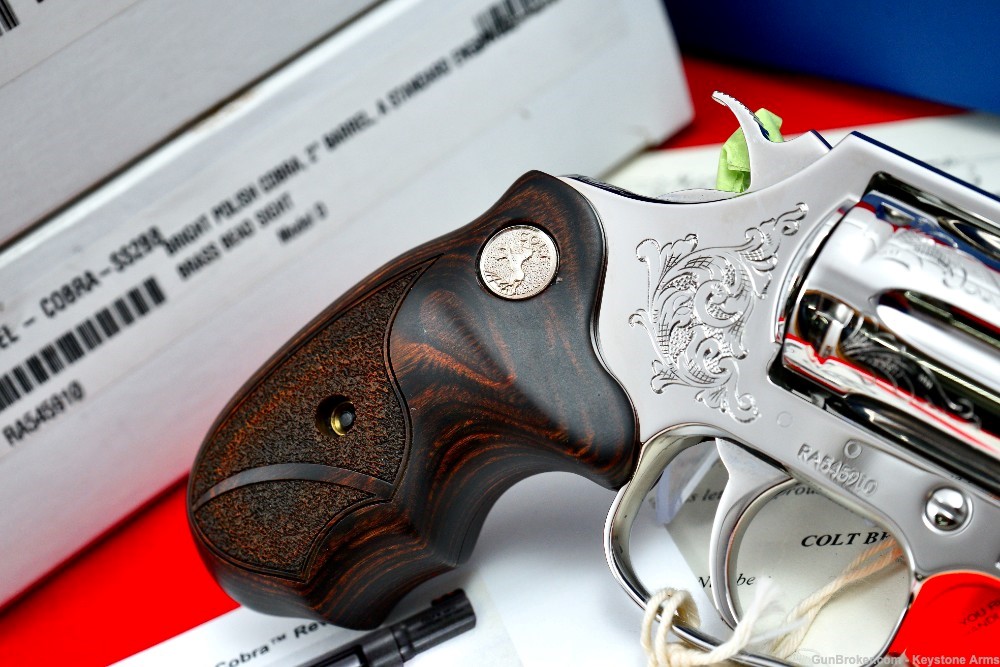 Rare Colt Custom Shop Cobra BSTS & Factory Master Engraved NIB Set Lettered-img-19