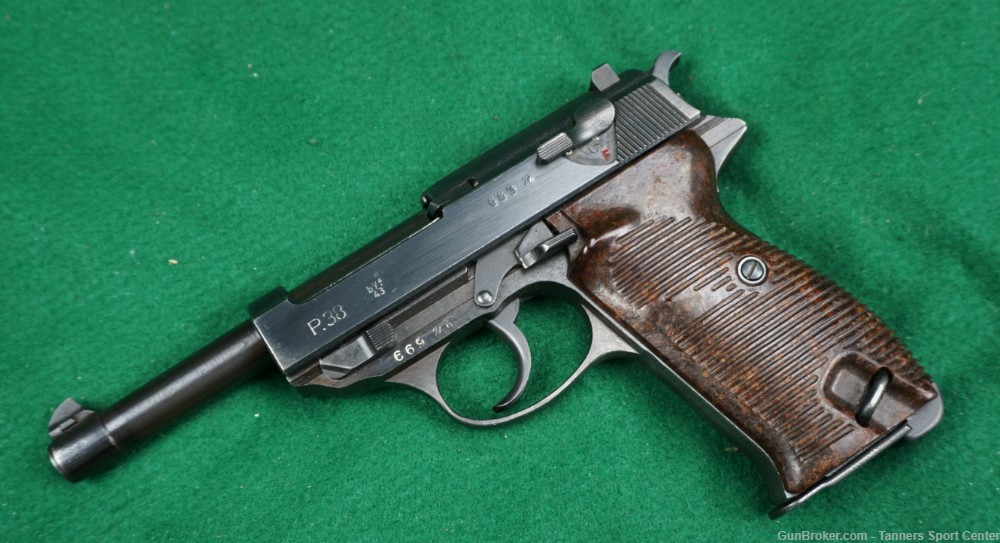 WWII German BYF43 Mauser Walther P38 P 38 9 9mm Matching No Reserve-img-0