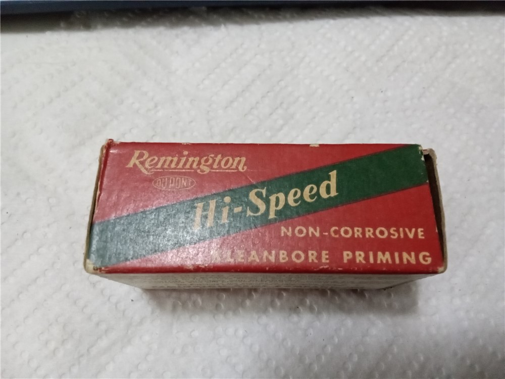 Vintage Remington Hi-Speed Kleanbore 22 long ammo-full box-img-1