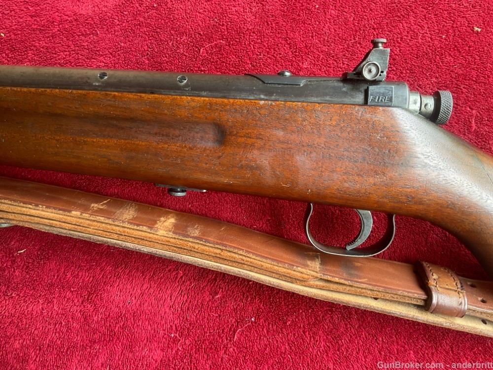 Savage NRA Match Rifle Model 19 22 Long Rifle 1903 Springfield Trainer -img-9