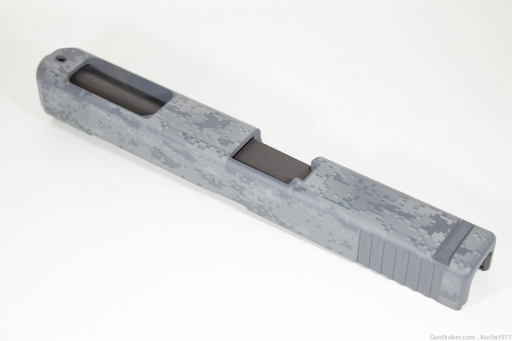 OEM Glock 34 Slide Gen 4 with Barrel Cerakote Digital Camo Grey-img-2