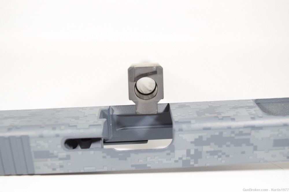OEM Glock 34 Slide Gen 4 with Barrel Cerakote Digital Camo Grey-img-4