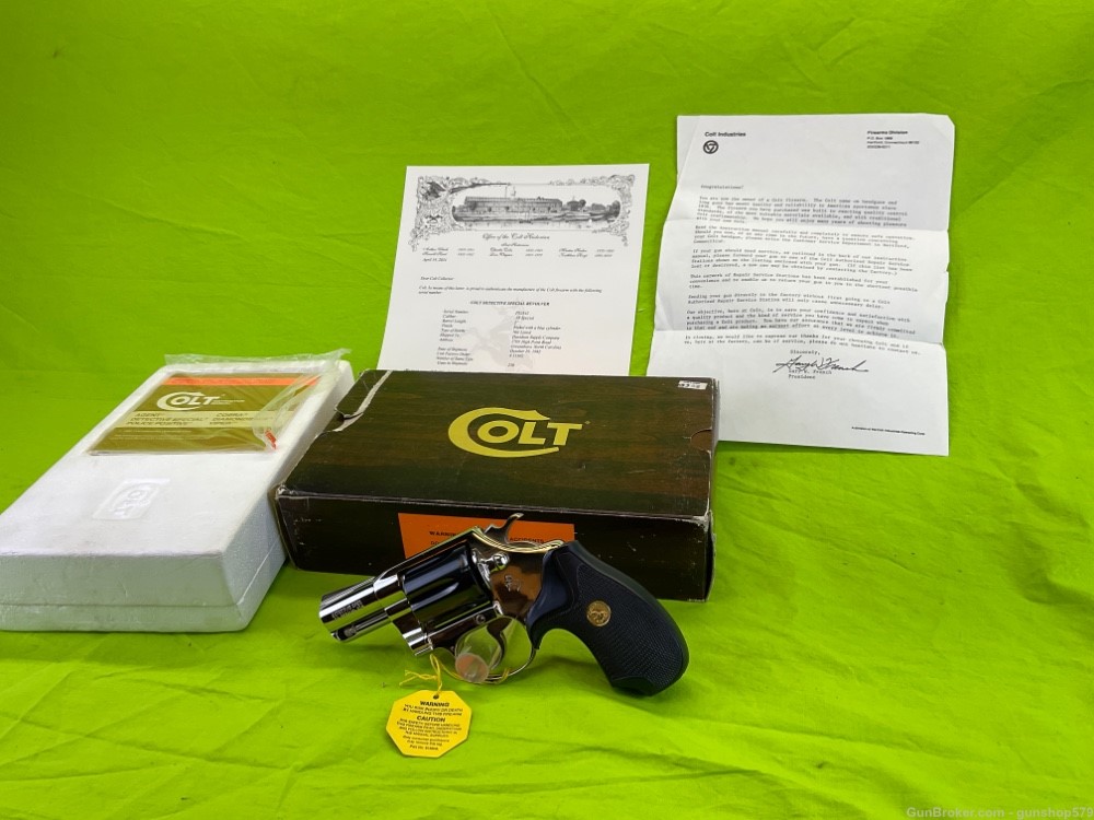 Ultra RARE Colt Cobra Factory Two Tone Bright Polished Pinto 38 Special 2 -img-0