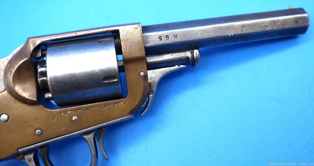 Whitney Arms Co Two-Trigger Pocket Revolver 32 cal ca 1852-54 650 Made-img-17