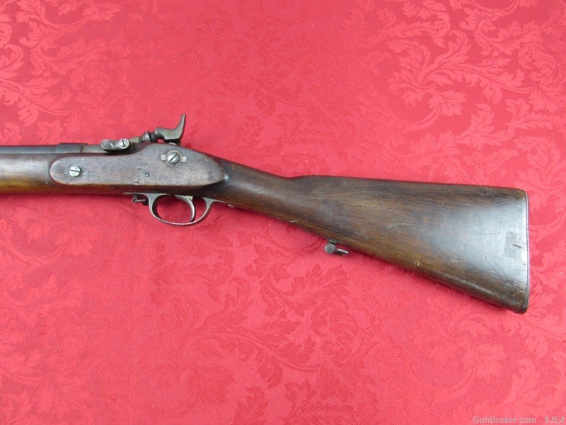 NICE AND UNUSUAL ENGLISH SNIDER POILVACHE MODEL 1853 67 SHORT RIFLE -img-16