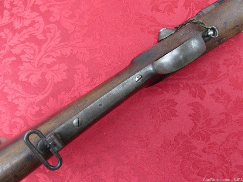 NICE AND UNUSUAL ENGLISH SNIDER POILVACHE MODEL 1853 67 SHORT RIFLE -img-6