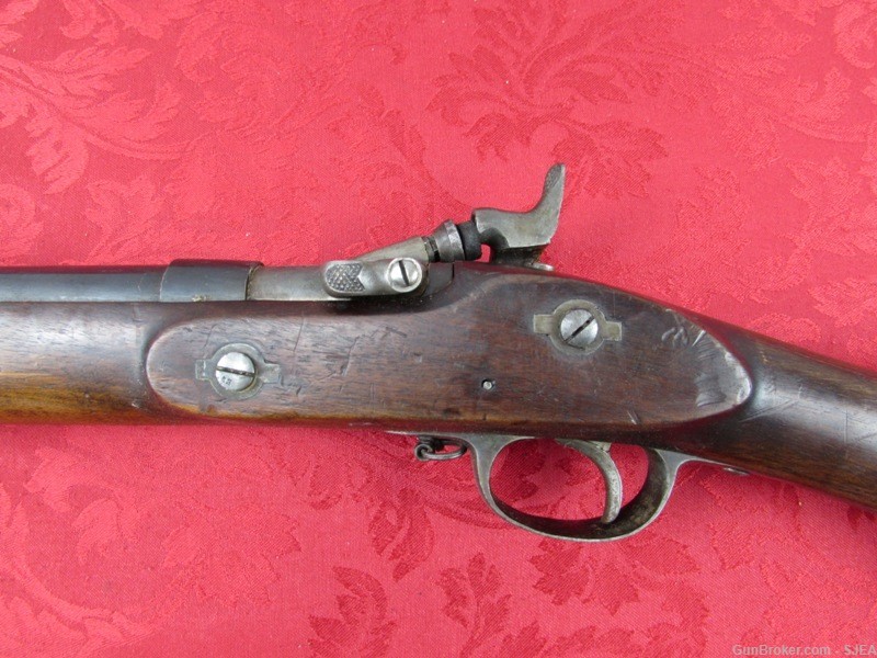 NICE AND UNUSUAL ENGLISH SNIDER POILVACHE MODEL 1853 67 SHORT RIFLE -img-17