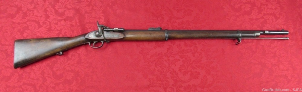 NICE AND UNUSUAL ENGLISH SNIDER POILVACHE MODEL 1853 67 SHORT RIFLE -img-0