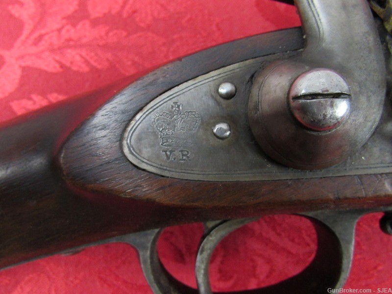 NICE AND UNUSUAL ENGLISH SNIDER POILVACHE MODEL 1853 67 SHORT RIFLE -img-5