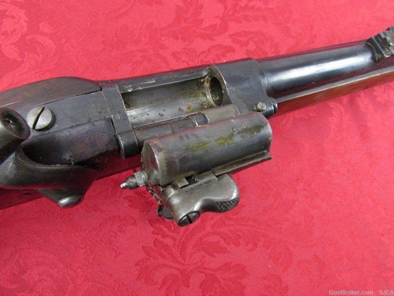 NICE AND UNUSUAL ENGLISH SNIDER POILVACHE MODEL 1853 67 SHORT RIFLE -img-11