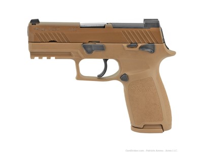 SIG SAUER - P320CA - M18 - 9MM - 2-MAGS - FDE - MANUAL SAFETY - CLEAN -USED